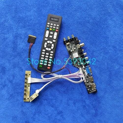 DVB 40-Pin signal digital display drive board kit 1366*768 For LTN156AT26/LTN156AT27/LTN156AT29/LTN156AT30 LVDS USB VGA AV