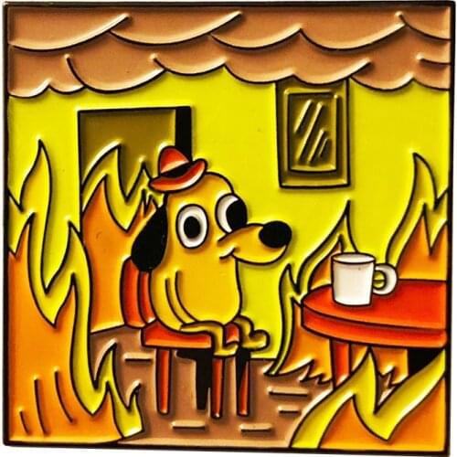 This Is Fine Enamel Lapel Pin
