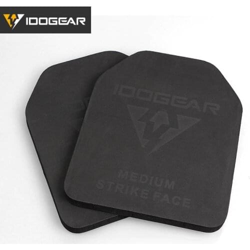 IDOGEAR Tactical Plate EVA Foam SAPI Plate for Tactical Vest Inner Liner Foam SAPI Shock Plate EVA Plate Set 2pcs