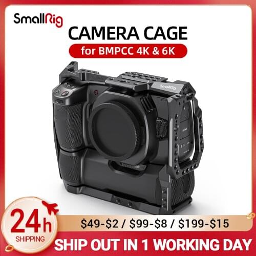 SmallRig Camera Cage for BMPCC 4K & 6K with Battery Grip Attached 2765