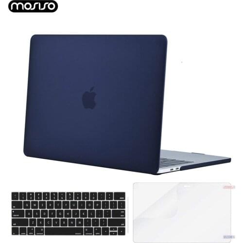 MOSISO Laptop Shell Plastic Hard Case for Macbook New Pro 13 A1708 A1706 A1989 Touch bar A1707 A1990 Pro 15 2016 2017 2018 Case