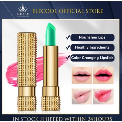 Natural Aloe Vera Lipstick Temperature Change Color Lip Stick Long Lasting Moisturizing Not Easy To Fade TSLM1