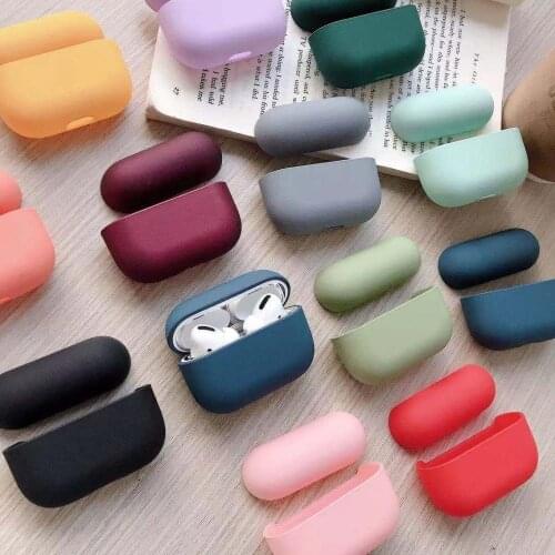 New Frosted PC Cases For Original Apple Airpods 3 Earphone Case Cute Cover For Apple Airpods Pro Air Pods 3 Shell Sleeve Coque