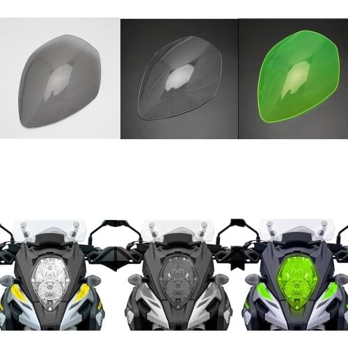 For SUZUKI V Strom 650 1000 VSTROM DL650 DL1000 2017-2019 Motorcycle Front Headlight Screen Guard Lens Cover Shield Protector