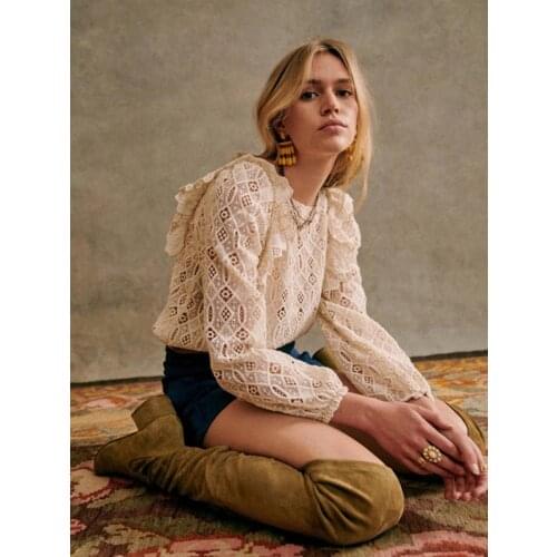 Ruelen Womens Chiffon Shirts