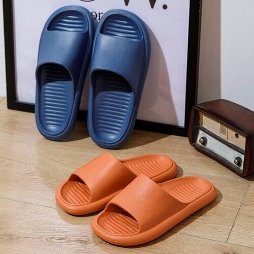 Women Platform Slippers Summer Beach Eva Soft Sole Slide Sandals Leisure Men Ladies Indoor Bathroom Anti-slip Shoes