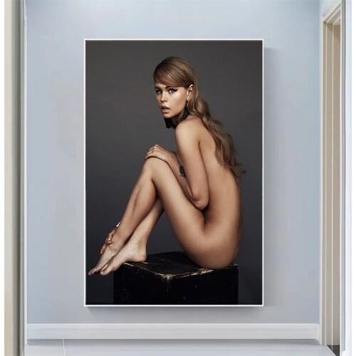 Anastasia Shcheglova Sexy Model Pretty Girl Swimsuit Pose Wall Silk Cloth HD Poster Art Home Decoration Gift