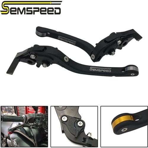 SEMSPEED Motorcycle CNC Folding Brake Clutch Adjustable Foldable Levers For Aprilia CAPANORD 1200/Rally 2014-2017 TUONO/R 03-10