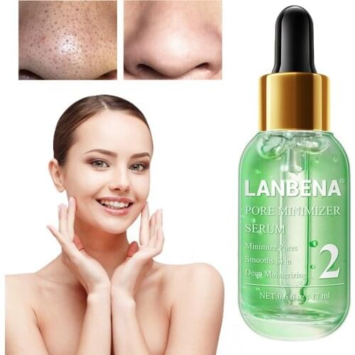 Pore Minimizer Serum Removing Blackheads Shrinking Pores Peeling Acne Treatment Refining with 100 paper
