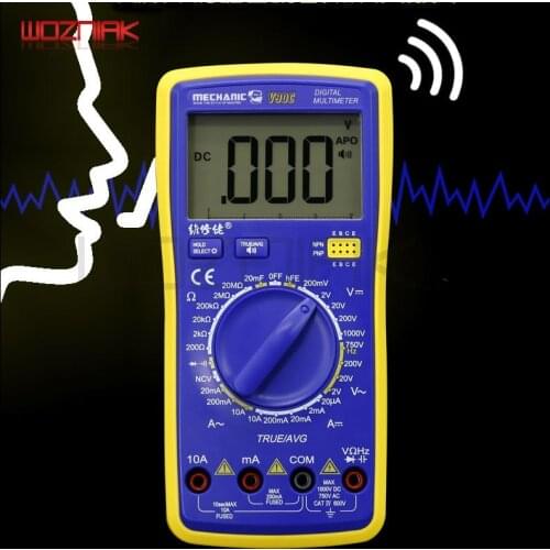 Wozniak Intelligent English Speech Broadcast A Multimeter V90E Fully Automatic Digital Display High Precision of Universal Meter