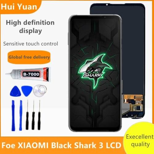 6.67'' For Xiaomi Black Shark 3 Lcd Screen Display+Touch Glass Digitizer Full Assembly Replacement For Xiaomi BlackShark 3 Lcd