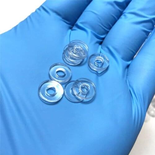 1000PCS ID2-10mm soft clear PVC gasket soft transparent PVC gasket soft PVC sealing gasket soft clear plastic gasket