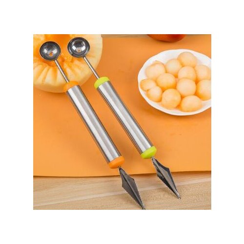 200pcs Multifunctional fruit vegetable tools carving cutter melon scoops ballers stainless steel kitchen gadget accessories