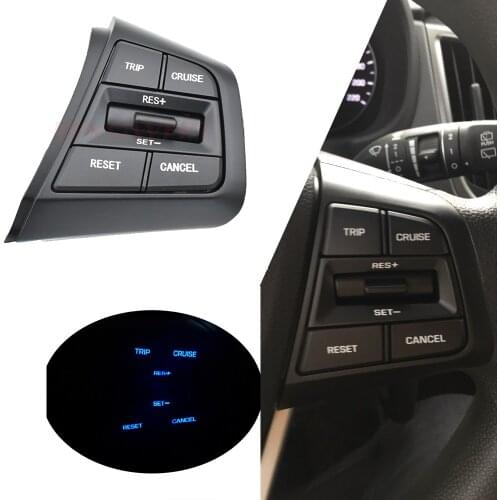 For Hyundai ix25 (creta) 1.6L Steering Wheel Cruise Control Buttons Remote Control Volume Switch car accessories