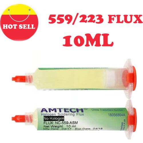 2 pcs/lot Original Amtech NC-559-ASM NC-223-ASM 10ML 10cc Solder Flux Soldering Paste