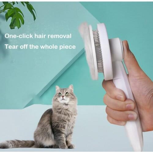 Cat Comb Grooming And Care De-floating Pet Magic Comb Length And Short Cat Puppet Hair Loss Universal Needle Combdog Productsbru