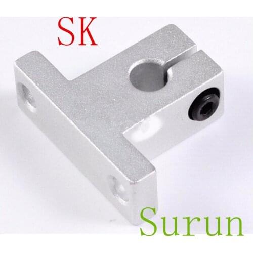 RDBB 12 pcs SK12 12mm linear rail shaft support XYZ Table CNC Router SH12A 3D printer parts cnc parts