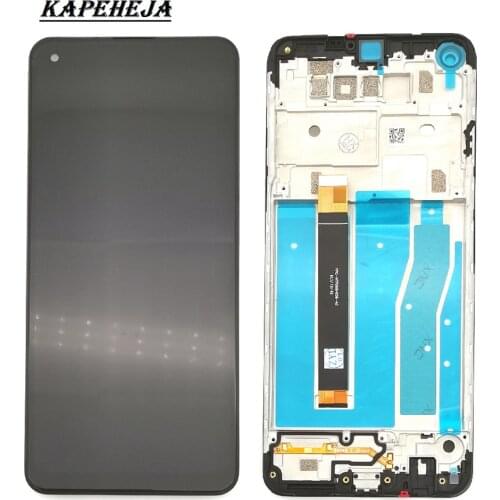 6.55"For LG K51S LMK510EMW LM-K510EMW LCD Display Touch Screen Digitizer Assembly with Bezel Frame