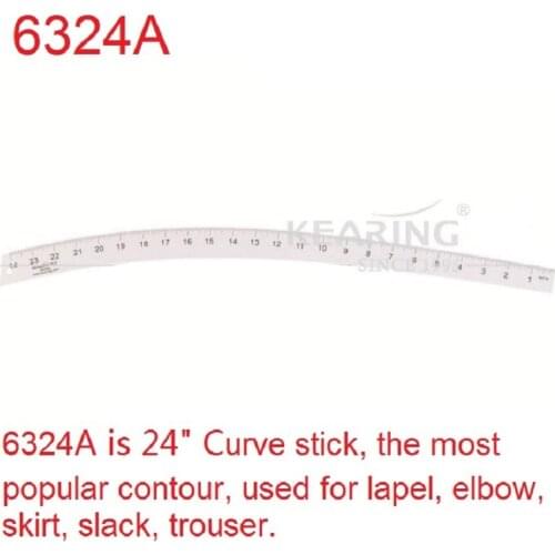 24 Inch Curve Stick Metal Contour Ruler, Great tool for Altering Sewing Pattern Very helpful for Pattern Drafting #6324A