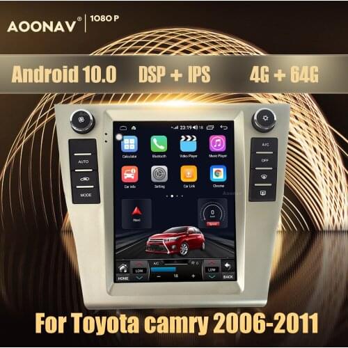 2 din Android car radio for Toyota camry 2006-2011 car stereo auto radio Tesla screen multimedia player head unit