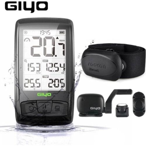 Wireless Bluetooth4.0 Bicycle Computer Mount Holder Bicycle Speedometer Speed/Cadence Sensor Waterproof Cycling Bike Computer