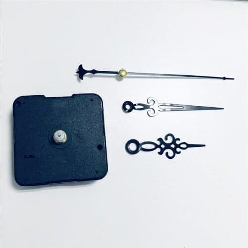DHL 100sets Mute Retro Black Hands Quartz large wall clock Movement clock Mechanism Parts Repair Replacing DIY Essential Tools
