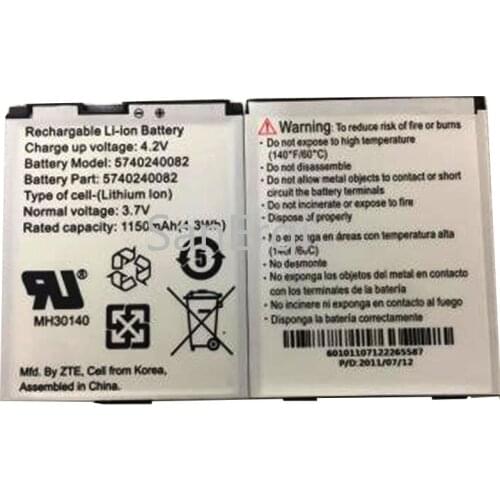 For ZTE 5740240082 CRICKET TXTM8 3G A410 Battery Batterij Mobile Phone Replacement Batteria 5740240082 Battery