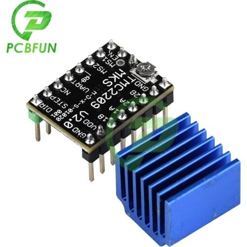 MKS TMC2209 Stepper Motor Driver SKR V2.0 StepStick 3d Printer Parts 2.5A UART Ultra Silent for SGen_L Gen_L Robin Nano