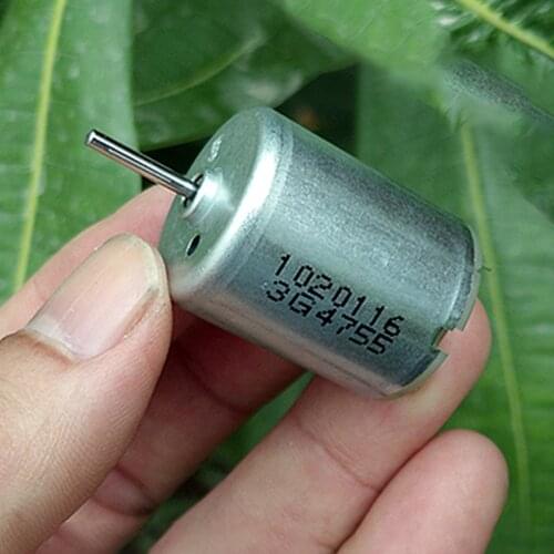 Johnson DC12V-24V 370 Electric Micro Motor 26000-54000RPM Precious Metal Brush Mute Micro Current For Auto Parts High Quality