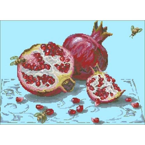 Pomegranate patterns Counted Cross Stitch 11CT 14CT DIY Chinese Cross Stitch Kits Embroidery Needlework Sets