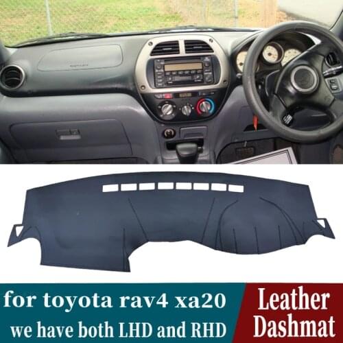 Leather Dashmat Dashboard Cover Pad Dash Mat Carpet Car-Styling accessories for toyota rav4 xa20 2000 2001 2002 2003 2004 2005