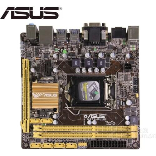 For ASUS H87I-PLUS original desktop motherboard LGA 1150 DDR3 USB3,0 SATA3 PCI-E 3.0 mainboard used PC BOARDS