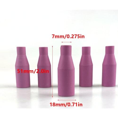 MB15AK 14AK MIG/MAG Gas Ceramic Nozzle Euro Style Welding Gun Tip Nozzle Shield Cup for Welding Torch