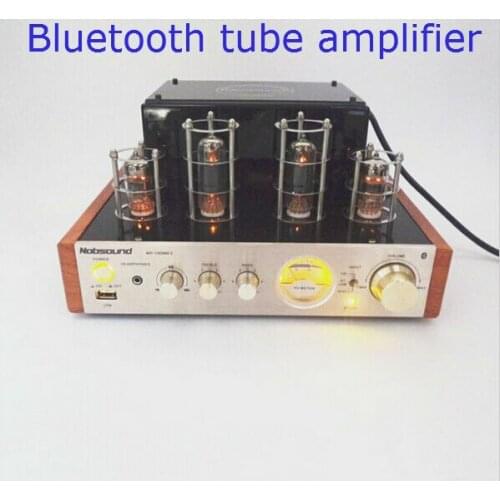 Nobsound MS-10DMKII Hifi 2.0 Bluetooth Vaccum Tube Amplifier USB/ Home Audio Amplifier 25W*2 220V