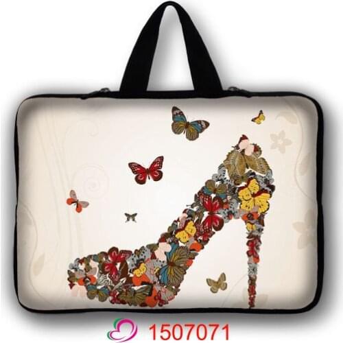 Shoes Butterfly New Sleeve Case For 15.6 15 14 13 13.3 17 Laptop Bag For ASUS/HP/DELL/Acer 15.6" Portable Free Drop Shipping