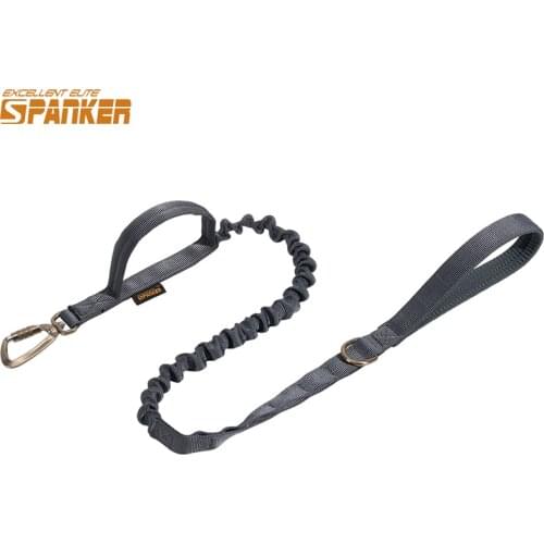 EXCELLENT ELITE SPANKER Tactical Dog Leash Training Dogs Traction Rope Outdoor Dog Collar Traction Rope Retractable Traction