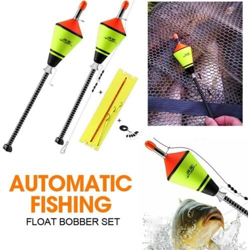 Portable Automatic Fishing Float Fishing Accessories Fast Fishing Bobber Set Fishing Float Device