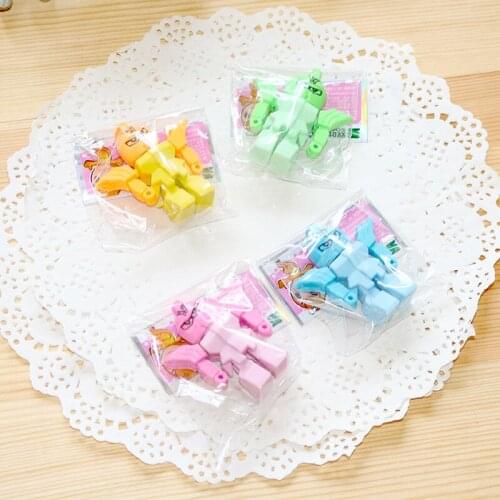1pc Cartoon Creative Armor Robotics Students Eraser Eraser Student Stationery Wholesale Rubber Wholesale