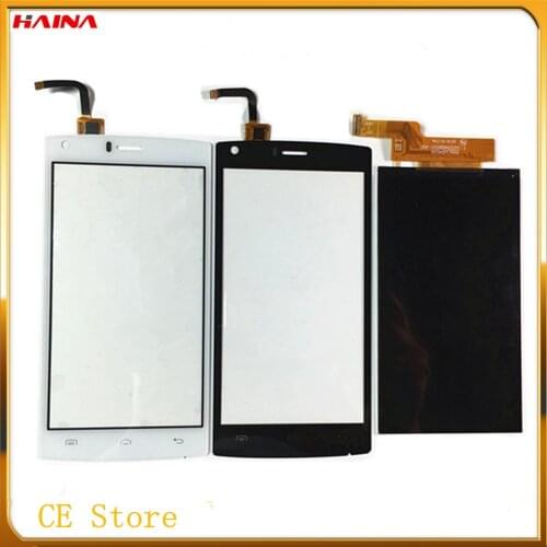 5.0 inch lcd+touch For Doogee X5 Max Touchscreen Sensor Guarantee Front Glass Panel Touch Screen Digitizer LCD Display Free Ship