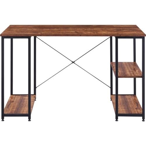 Computer Desk Office Table PC Table Workstation Metal Wood 120 x60 x75cm Study Work Computer Laptop Gaming Table Home Furniture