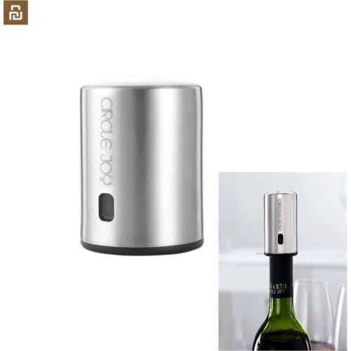 Mijia Smart Stainless Steel Wine Stopper Electric Stopper Wine Stoppers Mi Circle Joy Empty Memory Wine Stopper
