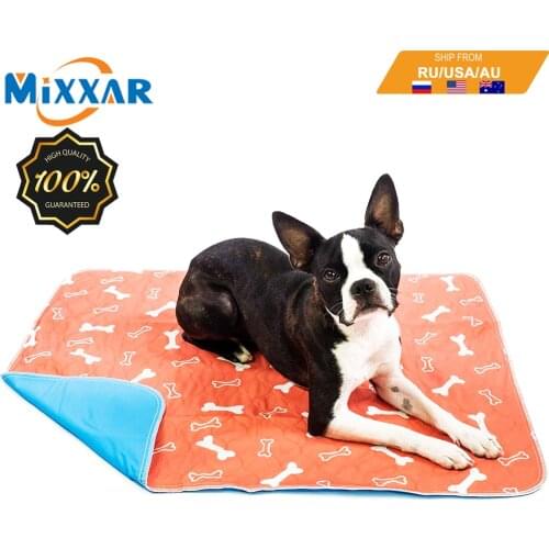 Z20 Pet Pee Pad 3 Sizes Reusable Waterproof Puppy Dog Cat Pee Bed Carpet Pets Trainging Pads Absorbent Urine Mat