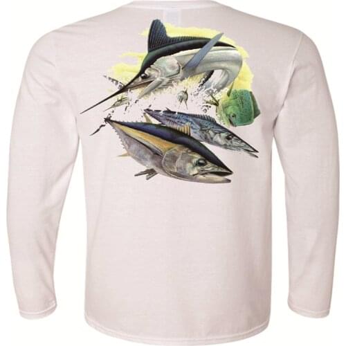 Custom uv Protection Funny Fishing T Shirts For Men Dye Sublimation Casual Sports Hygroscopic And Sweat Releasing Shirts Thin