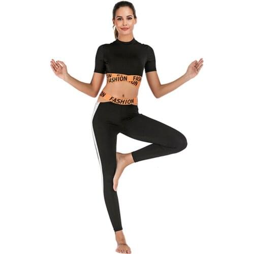 Women Sportswear Quickly Dry Patchwork Elastic Sweatshirt+pant Running Jogger Fitness Workout Gym Yoga Set Sport Suit Sweatsuit