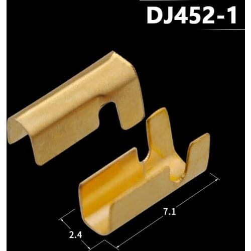 100pcs/lot 452 U-shaped terminal tab cold inserts connectors / terminal connector cable / wire cable lug,0.75-2mm2