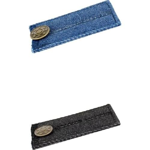 2 Pieces Pants Waist Extender Adjustable Waistband Expanders Jeans Pants Button Extender for Men and Women