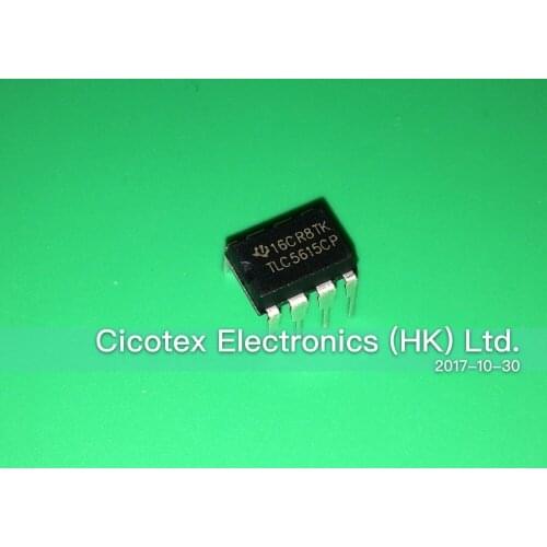 3pcs/lot TLC5615CP DIP8 IC 10 BIT 12.5US DAC S-O 8-DIP