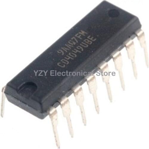 5PCS/LOT CD4049UBE DIP16 CD4049 DIP CD4049BE DIP-16 New Original In stock IC