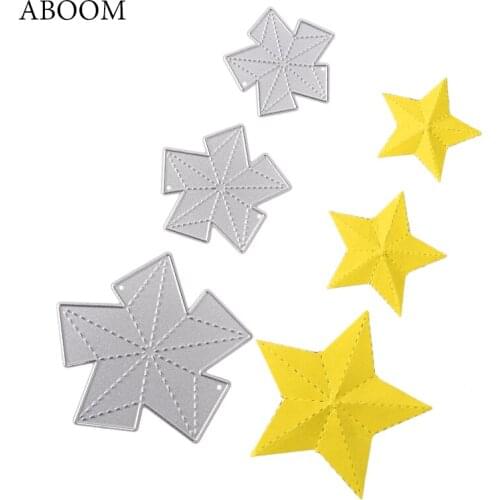 ABOOM Hot Sale Designs Metal Die Carbon Steel Die Cut Embossing Folder Decorative Scrapbooking Album Photo Cutting Dies