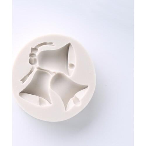 Aouke Christmas bell silicone mold DIY fondant mold chocolate fudge tool baking utensils C138